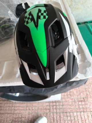 Casco de Bicicleta Negro y Verde