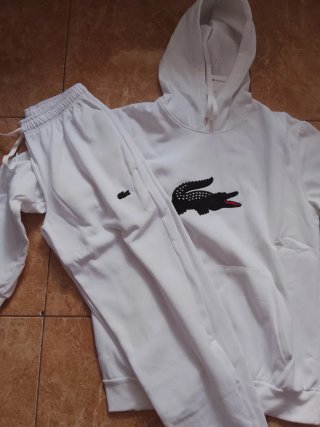Chándal Lacoste Blanco tallas desde la s asta Xxl
