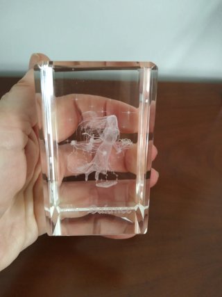 Pisapapeles de Cristal con Grabado