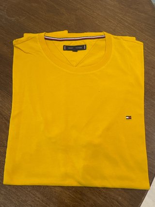Camiseta Tommy Hilfiger Amarilla Talla XL