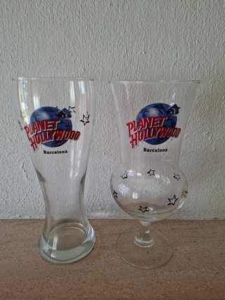 Pack 2 Vasos Planet Hollywood Barcelona