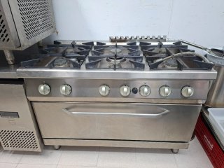 Cocina Industrial Bartscher 6 Quemadores