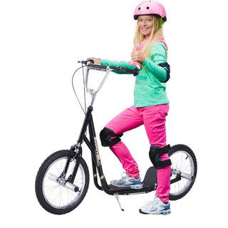 Kinderroller con Luftreifen Kickscooter Scooter Tr