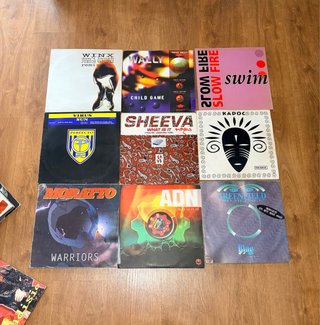 Lote de 21 Vinilos Música Electrónica