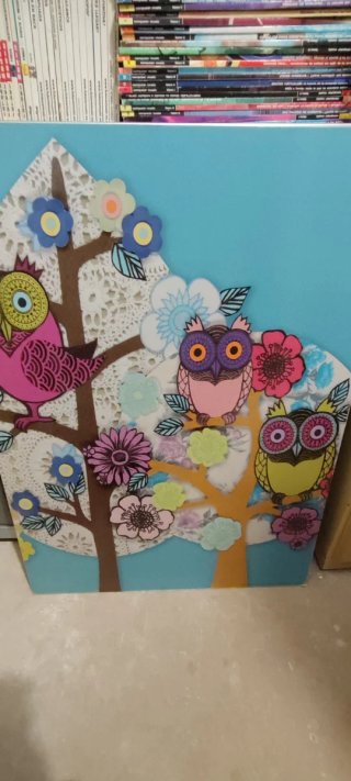Cuadro Infantil Búhos IKEA