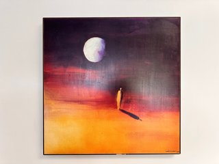 Cuadro decorativo paisaje surrealista