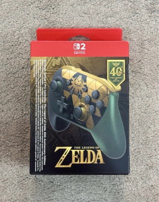 Nintendo Switch Pro Controller Zelda 40th Ed.