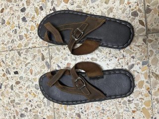 Sandalias talla 45 de cuero, artesanía Tailandesa
