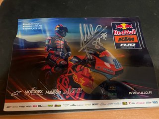 Foto firmada de Jorge Martin