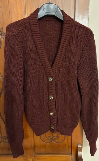 Cardigan marrone taglia unica