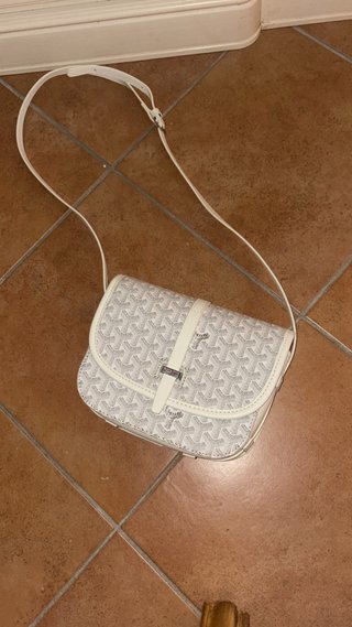 Borsello Goyard Bianco