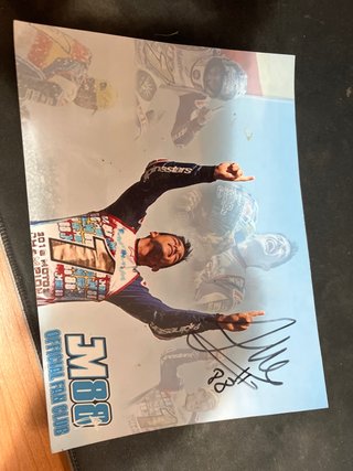 Foto firmada de Jorge Martin