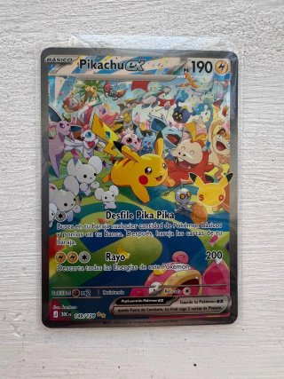Carta Pokémon Pikachu EX 30 Aniversario