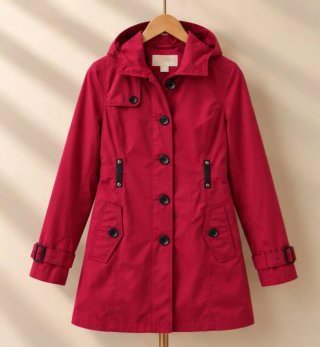 Trench Donna Michael Kors Rosso