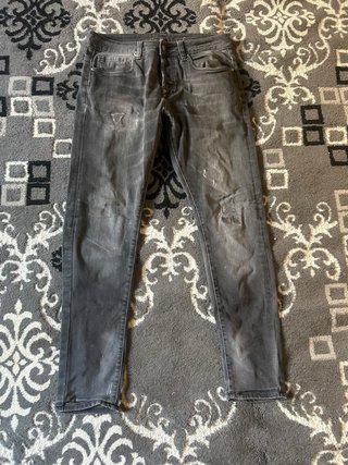 Pantalones Vaqueros Grises