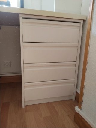 Cajonera Blanca de Escritorio