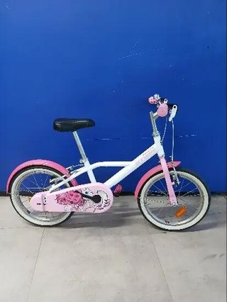 btwin niña 16" rosa