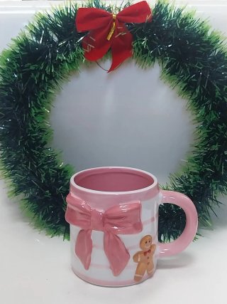 Caneca de Cerâmica com Laço