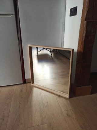 Espejo IKEA Nissedal Madera 65x65
