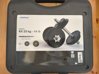 2 Kits de Pesas Domyos 20kg Decathlon