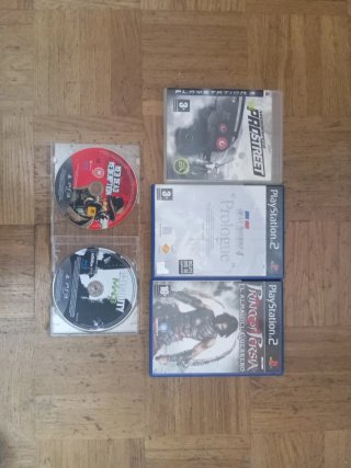Lote de 5 Juegos para PS2 y PS3