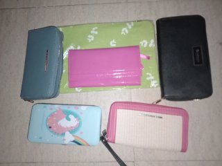 Set de 5 Monederos y Carteras