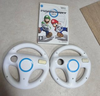 Mario Kart Wii con 2 Volantes