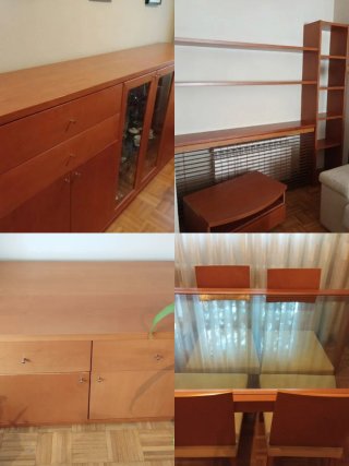 Conjunto de Muebles de Salón Madera