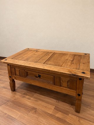 LOTE DE MUEBLES DE MADERA - ESTILO RÚSTICO