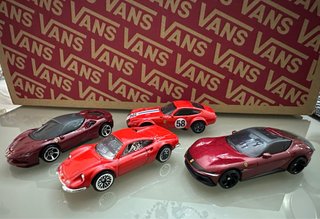 Set de 4 Coches Hot Wheels Ferrari