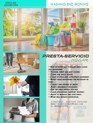 Limpieza por hogar
