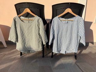 Set 2 camicie donna a quadri