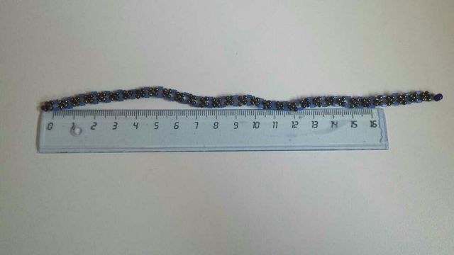 pulserita azul y acero