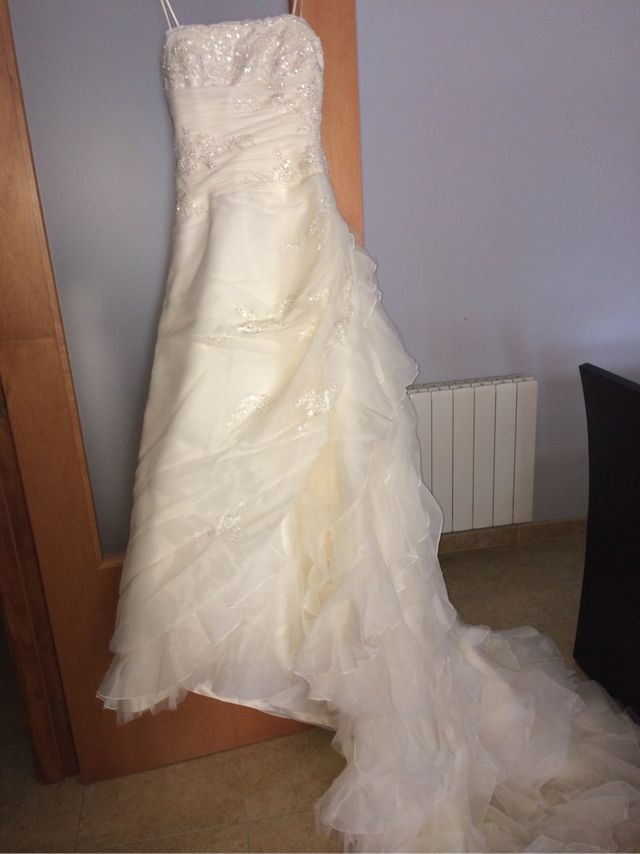 vestido de novia de segunda mano por 295 € en vilanova i la geltrú