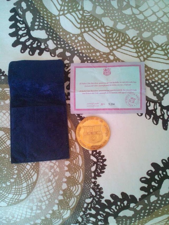 Moneda del fc barcelona