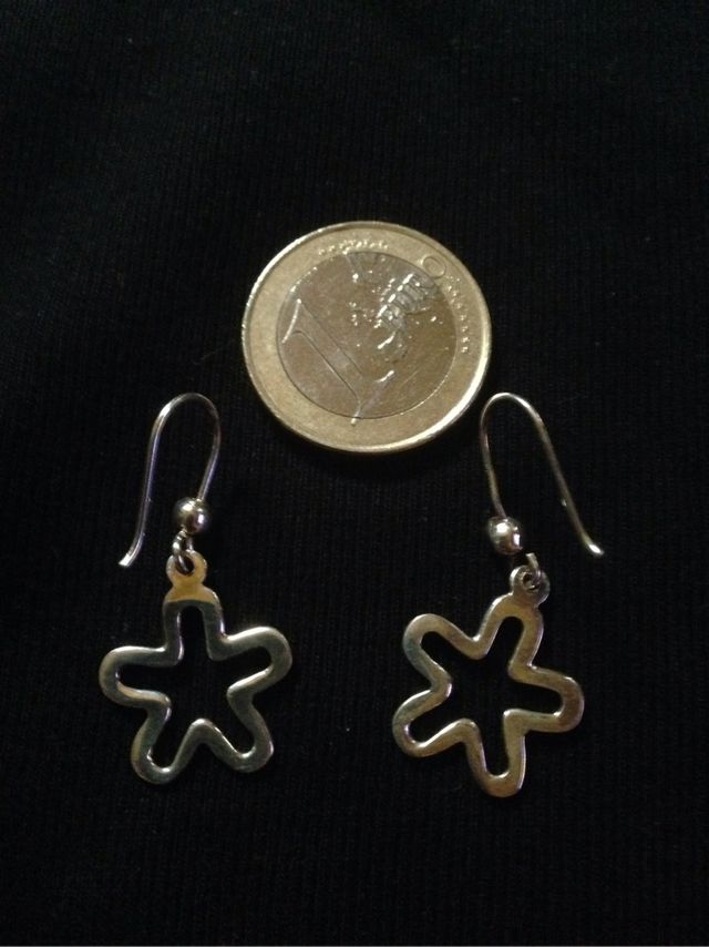 Pendientes plata de ley