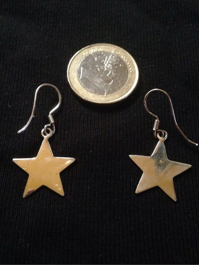 Pendientes de plata de ley