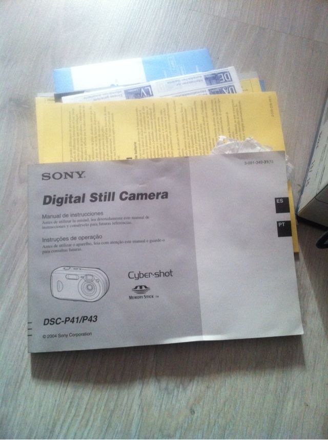 Cámara de fotos digital Sony